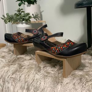 L’Artiste Collection by Spring Step Amour Mary Jane Clog EU Size 39=USA 8